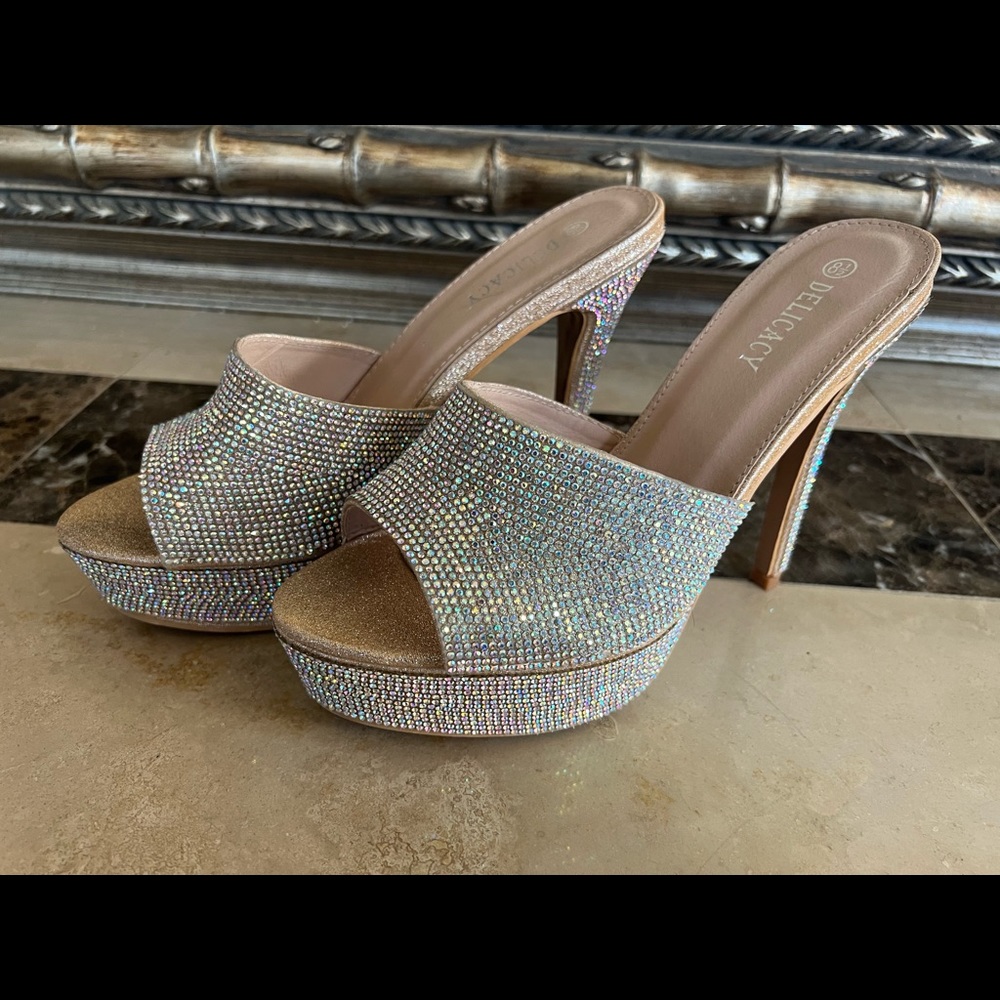 New Rhinestone Heels - Picture 2 of 7